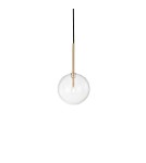 Ideal Lux Lampa Wisząca EQUINOXE SP1 D15 OTTONE Mosiądz 277370