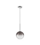 Ideal Lux Lampa Wisząca EQUINOXE SP1 D20 FUME' SFUMATO Chrom 345369