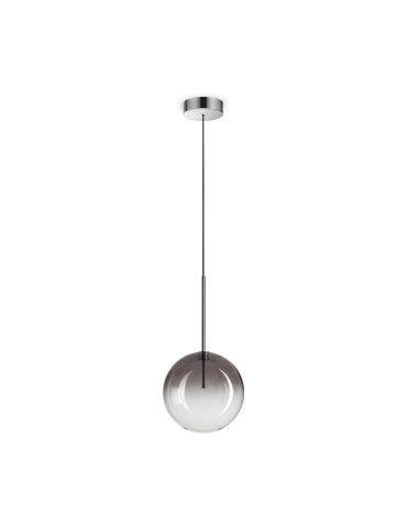 Ideal Lux Lampa Wisząca EQUINOXE SP1 D20 FUME' SFUMATO Chrom 345369