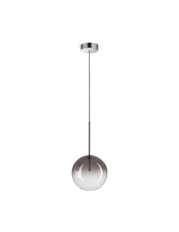 Ideal Lux Lampa Wisząca EQUINOXE SP1 D20 FUME' SFUMATO Chrom 345369