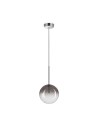 Zobacz Ideal Lux Lampa Wisząca EQUINOXE SP1 D20 FUME' SFUMATO Chrom 345369