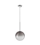 Ideal Lux Lampa Wisząca EQUINOXE SP1 D25 FUME' SFUMATO Chrom 345376