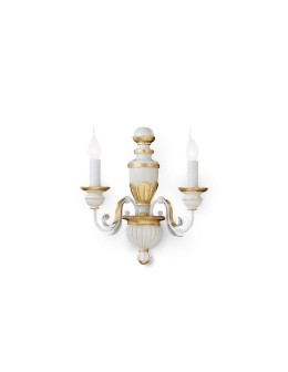 Ideal Lux Lampa Ścienna FIRENZE AP2 BIANCO Biały 012902