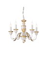 View Ideal Lux Lampa Wisząca FIRENZE SP5 BIANCO Biały 012865