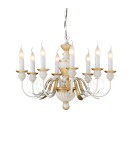 Ideal Lux Lampa Wisząca FIRENZE SP8 BIANCO Biały 012872