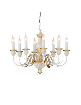 Ideal Lux Lampa Wisząca FIRENZE SP8 BIANCO Biały 012872