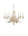 View Ideal Lux Lampa Wisząca FIRENZE SP8 BIANCO Biały 012872