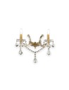 View Ideal Lux Lampa Ścienna FLORIAN AP2 ORO Złoty/Mosiądz 035659