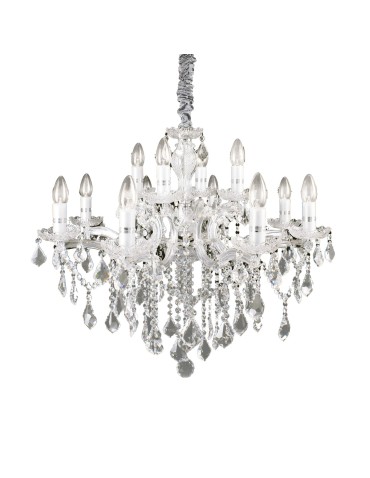 Ideal Lux Lampa Wisząca FLORIAN SP12 CROMO Chrom 035604