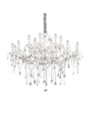 Ideal Lux Lampa Wisząca FLORIAN SP18 CROMO Chrom 075150