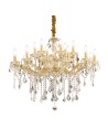 View Ideal Lux Lampa Wisząca FLORIAN SP18 ORO Złoty/Mosiądz 075181