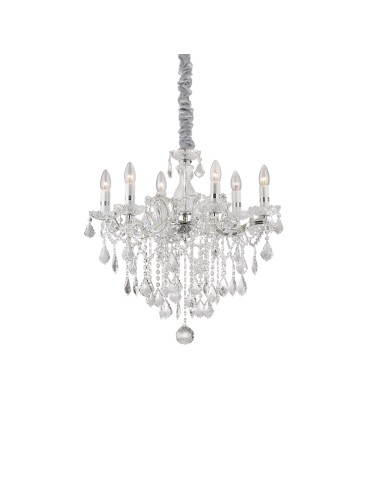 Ideal Lux Lampa Wisząca FLORIAN SP6 CROMO Chrom 035628