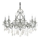 Ideal Lux Lampa Wisząca GIOCONDA SP12 ARGENTO Srebrny 164953