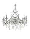 View Ideal Lux Lampa Wisząca GIOCONDA SP12 ARGENTO Srebrny 164953