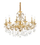 Ideal Lux Lampa Wisząca GIOCONDA SP12 ORO Złoty 164960