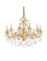 View Ideal Lux Lampa Wisząca GIOCONDA SP12 ORO Złoty 164960