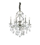 Ideal Lux Lampa Wisząca GIOCONDA SP6 ARGENTO Srebrny 044927