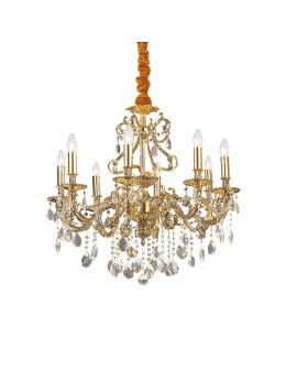 Ideal Lux Lampa Wisząca GIOCONDA SP8 ORO Złoty 060514