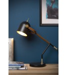 Reading table lamps - Lucide WAYLON Desk 1xE27 black brown 05627/01/30 - product 12