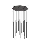 Ideal Lux Lampa Wisząca LOOK LED SP12 ROUND DROP D16 ON-OFF NE 2700K Czarny 341095 Ideal Lux Lampa Wisząca LOOK LED SP12 ROUND DROP D16 ON-OFF NE 2700K Czarny 341095