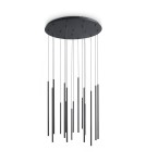 Ideal Lux Lampa Wisząca LOOK LED SP16 ROUND DROP D16 ON-OFF NE 3000K Czarny 371146 Ideal Lux Lampa Wisząca LOOK LED SP16 ROUND DROP D16 ON-OFF NE 3000K Czarny 371146