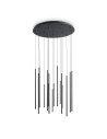 Ideal Lux Lampa Wisząca LOOK LED SP16 ROUND DROP D16 ON-OFF NE 3000K Czarny 371146 Ideal Lux Lampa Wisząca LOOK LED SP16 ROUND DROP D16 ON-OFF NE 3000K Czarny 371146