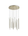 Ideal Lux Lampa Wisząca LOOK LED SP16 ROUND DROP D16 ON-OFF OT 3000K Mosiądz 371153