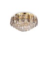 Zobacz Ideal Lux Lampa Sufitowa MAGNOLIA PL7 Złoty 241296