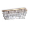 View Ideal Lux Lampa Sufitowa MARTINEZ PL8 ORO Złoty 213569