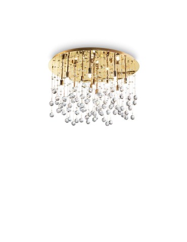 Ideal Lux Lampa Sufitowa MOONLIGHT PL12 ORO Złoty 082783