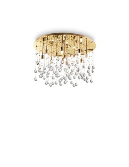 Ideal Lux Lampa Sufitowa MOONLIGHT PL12 ORO Złoty 082783