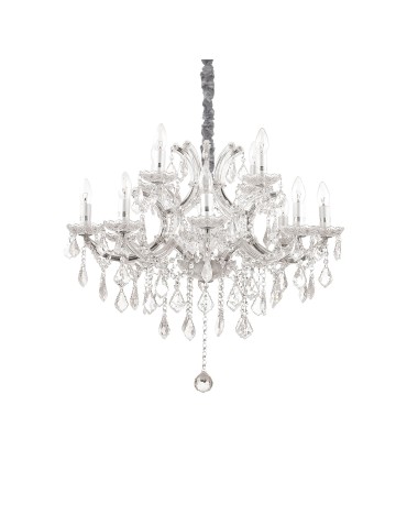 Ideal Lux Lampa Wisząca NAPOLEON SP12 CROMO Chrom 167251