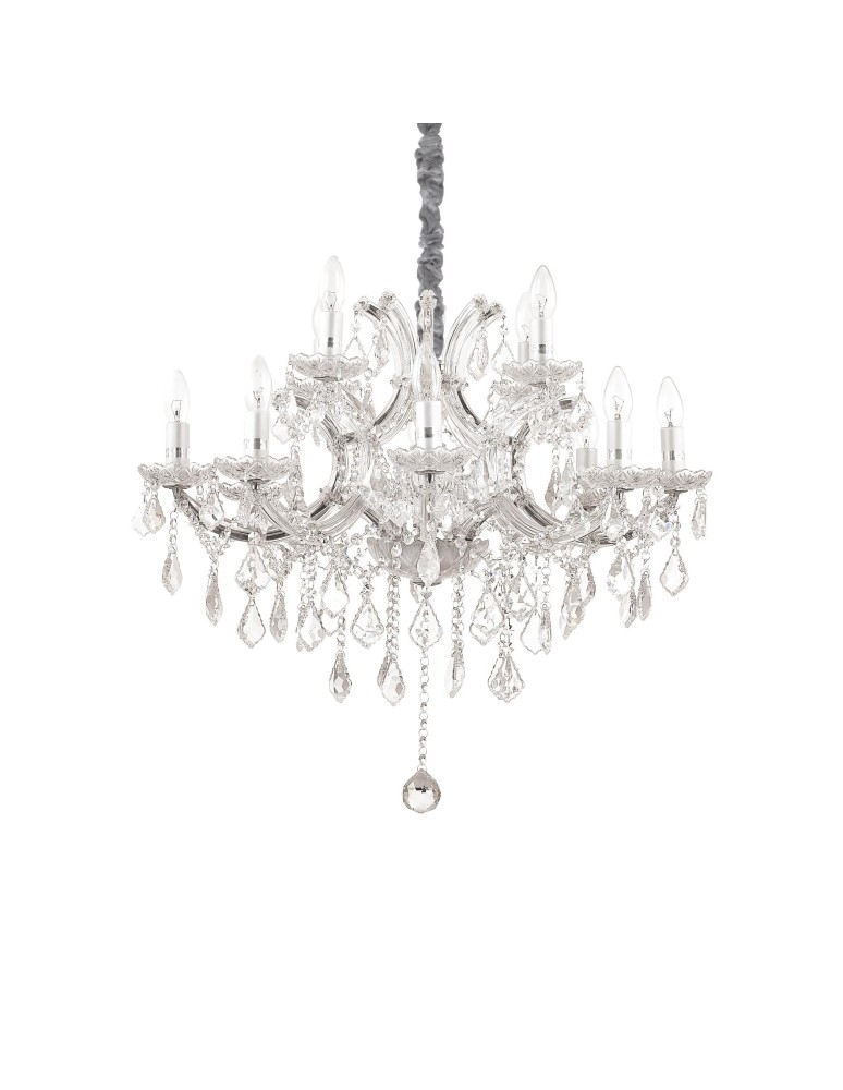 Ideal Lux Lampa Wisząca NAPOLEON SP12 CROMO Chrom 167251
