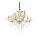 Ideal Lux Lampa Wisząca NAPOLEON SP12 ORO Złoty 167404