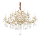 Ideal Lux Lampa Wisząca NAPOLEON SP18 ORO Złoty 167411