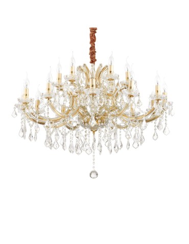 Ideal Lux Lampa Wisząca NAPOLEON SP18 ORO Złoty 167411