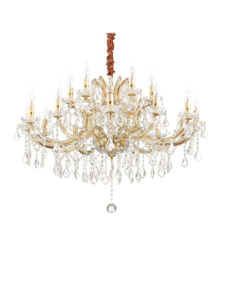 Ideal Lux Lampa Wisząca NAPOLEON SP18 ORO Złoty 167411