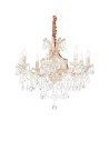 View Ideal Lux Lampa Wisząca NAPOLEON SP8 ORO Złoty 167398