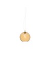 Zobacz Ideal Lux Lampa Wisząca NEMO SP1 D20 AMBRA Bursztynowy/Mosiądz 339047