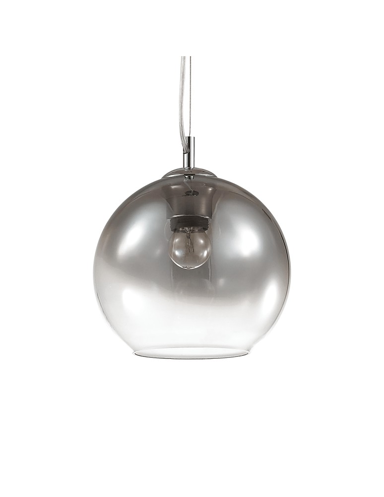 Ideal Lux Lampa Wisząca NEMO SP1 D20 CROMO SFUMATO Chrom 149585