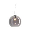 Zobacz Ideal Lux Lampa Wisząca NEMO SP1 D20 FUME' Dymiony/Chrom 250311