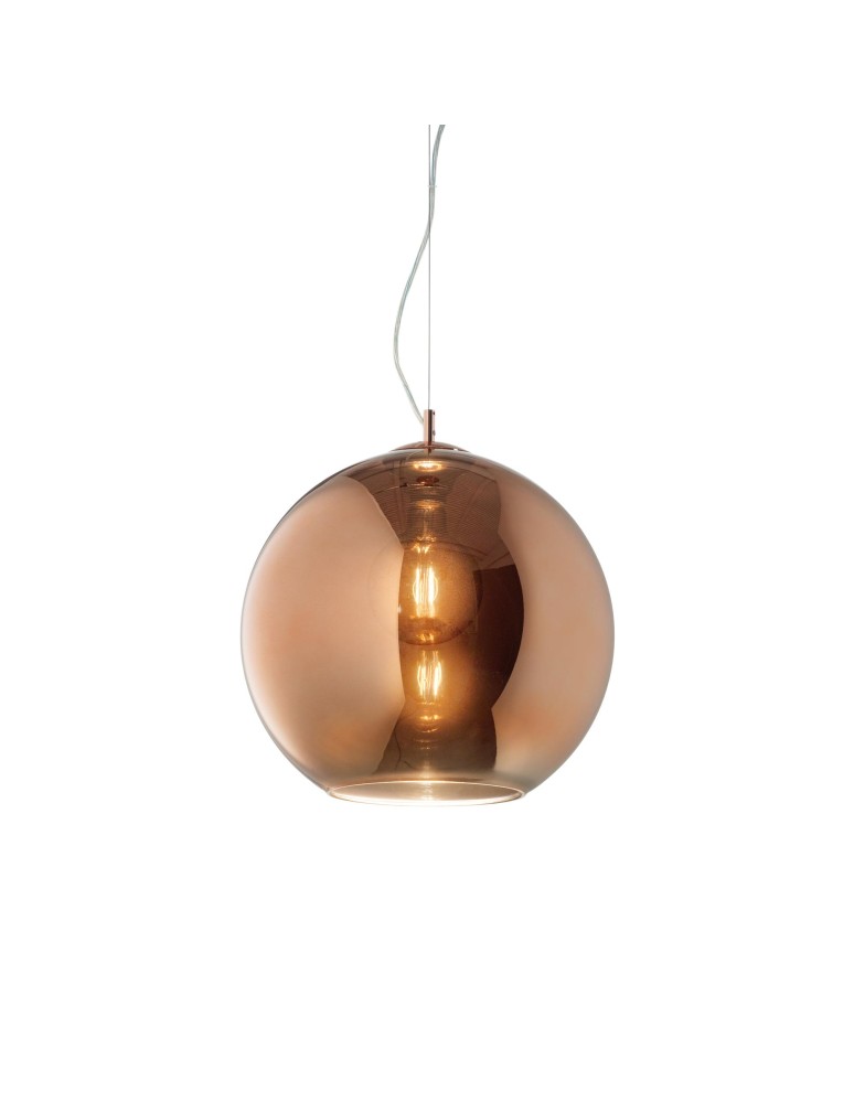 Ideal Lux Lampa Wisząca NEMO SP1 D30 RAME Miedziany 111902