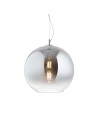 Zobacz Ideal Lux Lampa Wisząca NEMO SP1 D40 CROMO SFUMATO Chrom 250359