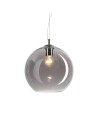 Zobacz Ideal Lux Lampa Wisząca NEMO SP1 D40 FUME' Dymiony/Chrom 094229