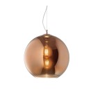 Ideal Lux Lampa Wisząca NEMO SP1 D40 RAME Miedziany 111919