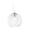 Zobacz Ideal Lux Lampa Wisząca NEMO SP1 D40 TRASPARENTE Transparentny/Chrom 052816