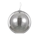Ideal Lux Lampa Wisząca NEMO SP1 D50 FUME' Dymiony/Chrom 094137