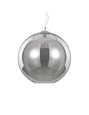 Ideal Lux Lampa Wisząca NEMO SP1 D50 FUME' Dymiony/Chrom 094137