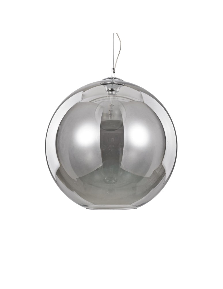 Ideal Lux Lampa Wisząca NEMO SP1 D50 FUME' Dymiony/Chrom 094137
