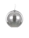 Zobacz Ideal Lux Lampa Wisząca NEMO SP1 D50 FUME' Dymiony/Chrom 094137
